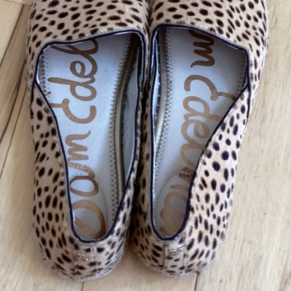 Sam Edelman Kesia animal print espadrille flats Women’s size 11.